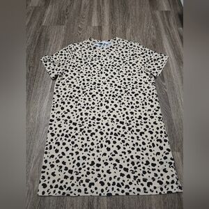 Wayf Animal Print Beige and Black Top